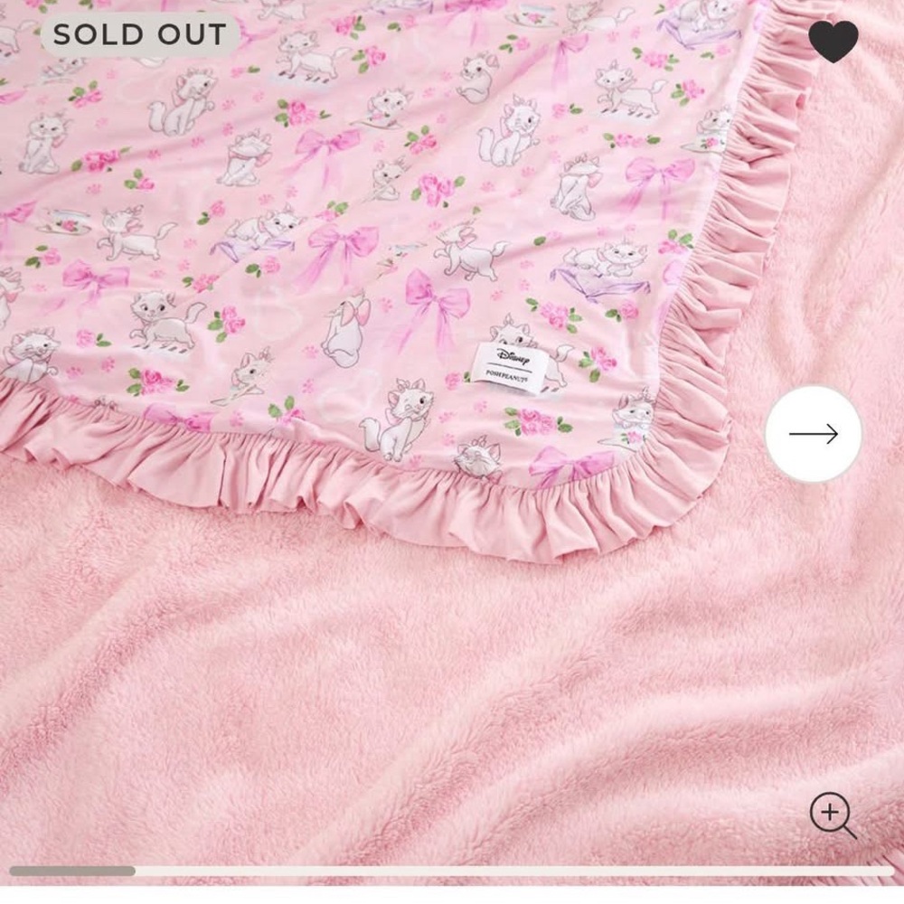Posh Peanut Aristocats Marie Ruffle Plush